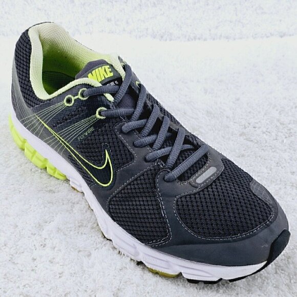 Nike Mens Zoom Structure Plus 15 472505 Gray Green Running Shoes Sneakers Size 9 - Picture 1 of 9